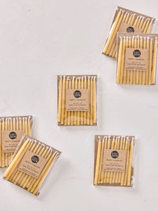 Hand-dipped Beeswax Birthday Candles | Natural