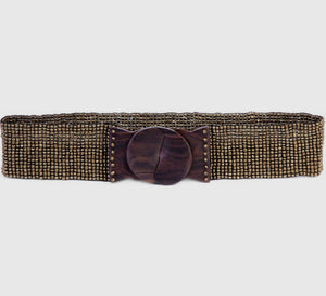 Glass bead belt in 2 colors