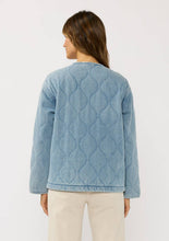 Load image into Gallery viewer, Quilted Denim Jacket With Pockets
