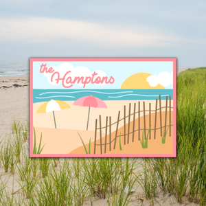 The Hamptons Sticker