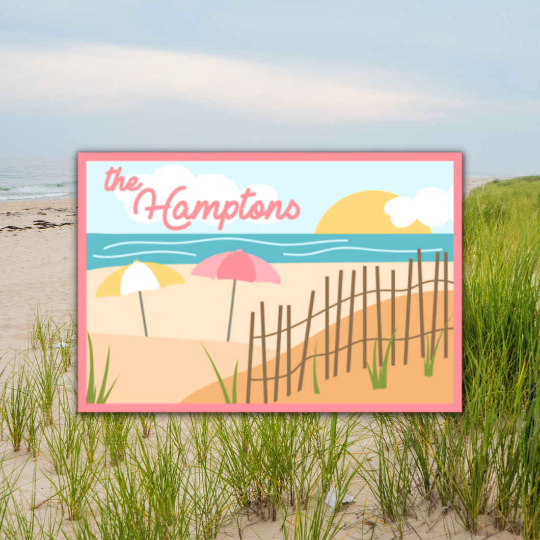 The Hamptons Sticker