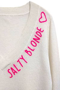 Salty Blonde Cashmere V