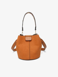 Suede Bucket Bag Ginger