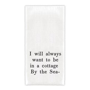 Cottage By Sea Towel