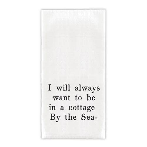 Cottage By Sea Towel