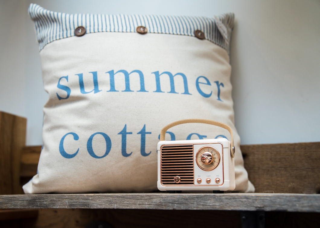 Summer Cottage Throw Pillow
