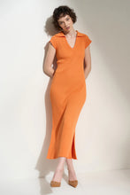 Load image into Gallery viewer, Callahan Ribbed Midi Orange
