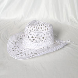 White cowboy hat