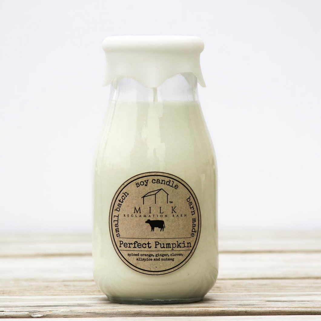 Milk Bottle Candle