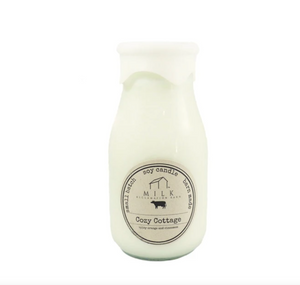 Milk Bottle Candle