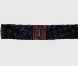 Glass bead belt in 2 colors
