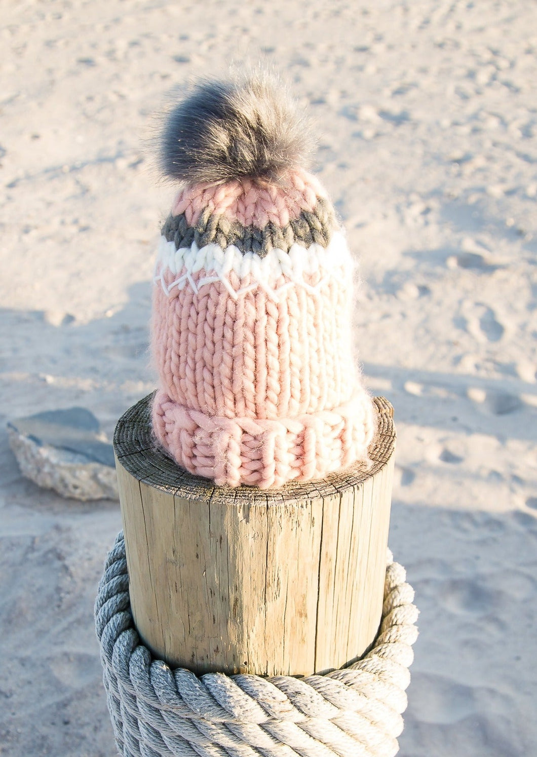 Yafa Pom Pom Hat