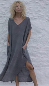 Cool Kaftan Charcoal or Blush